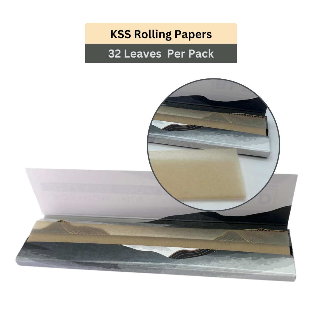 BLD King Size Slim Rolling Papers – Ultra Thin & Smooth Burn | 32 Leaves