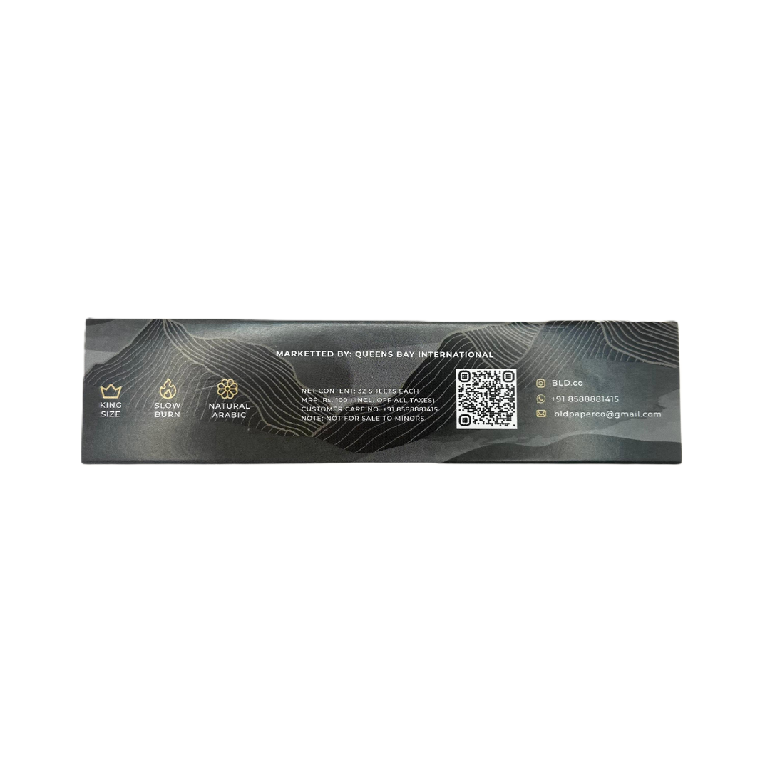 BLD King Size Slim Rolling Papers – Ultra Thin & Smooth Burn | 32 Leaves