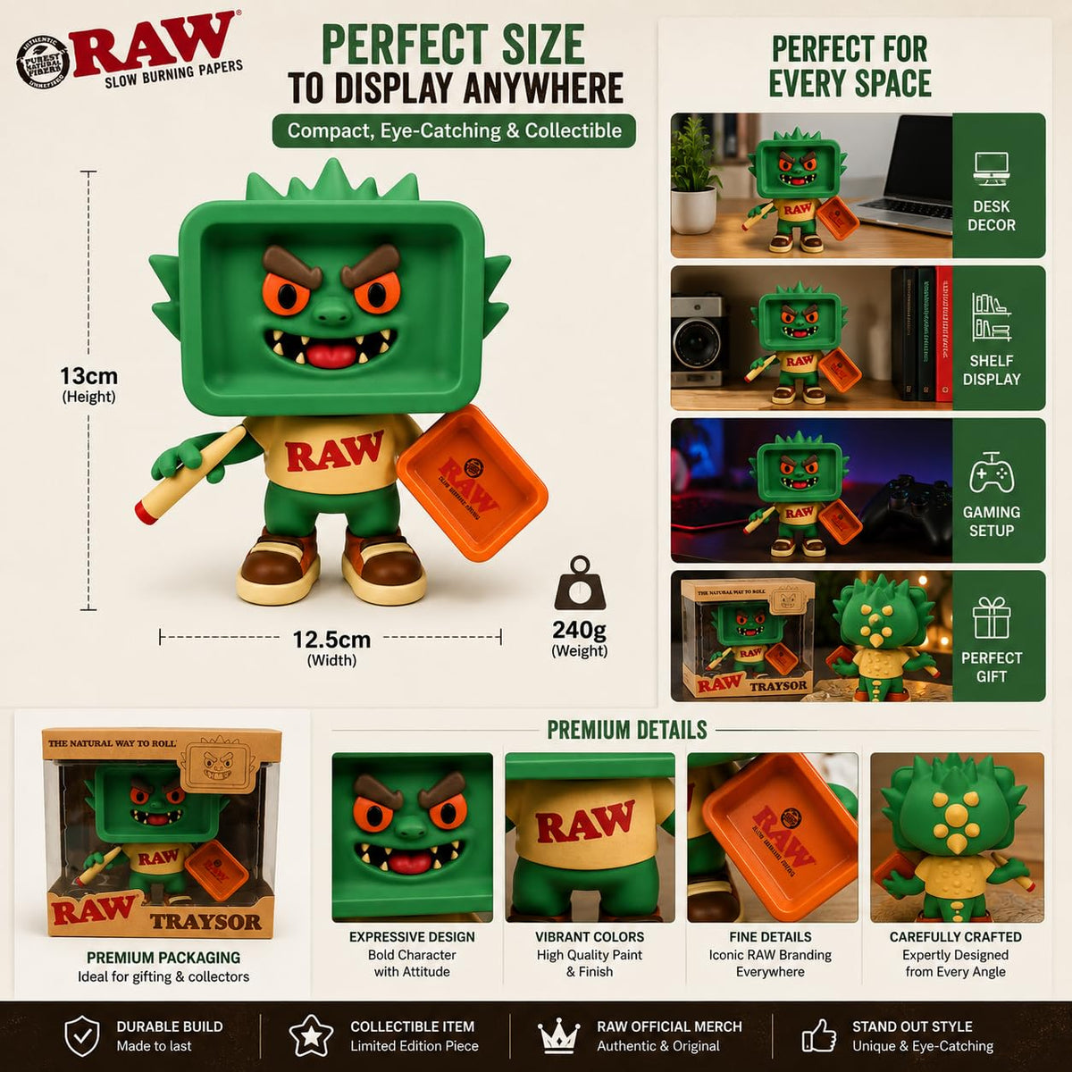 RAW Traysor Collectible Figurine