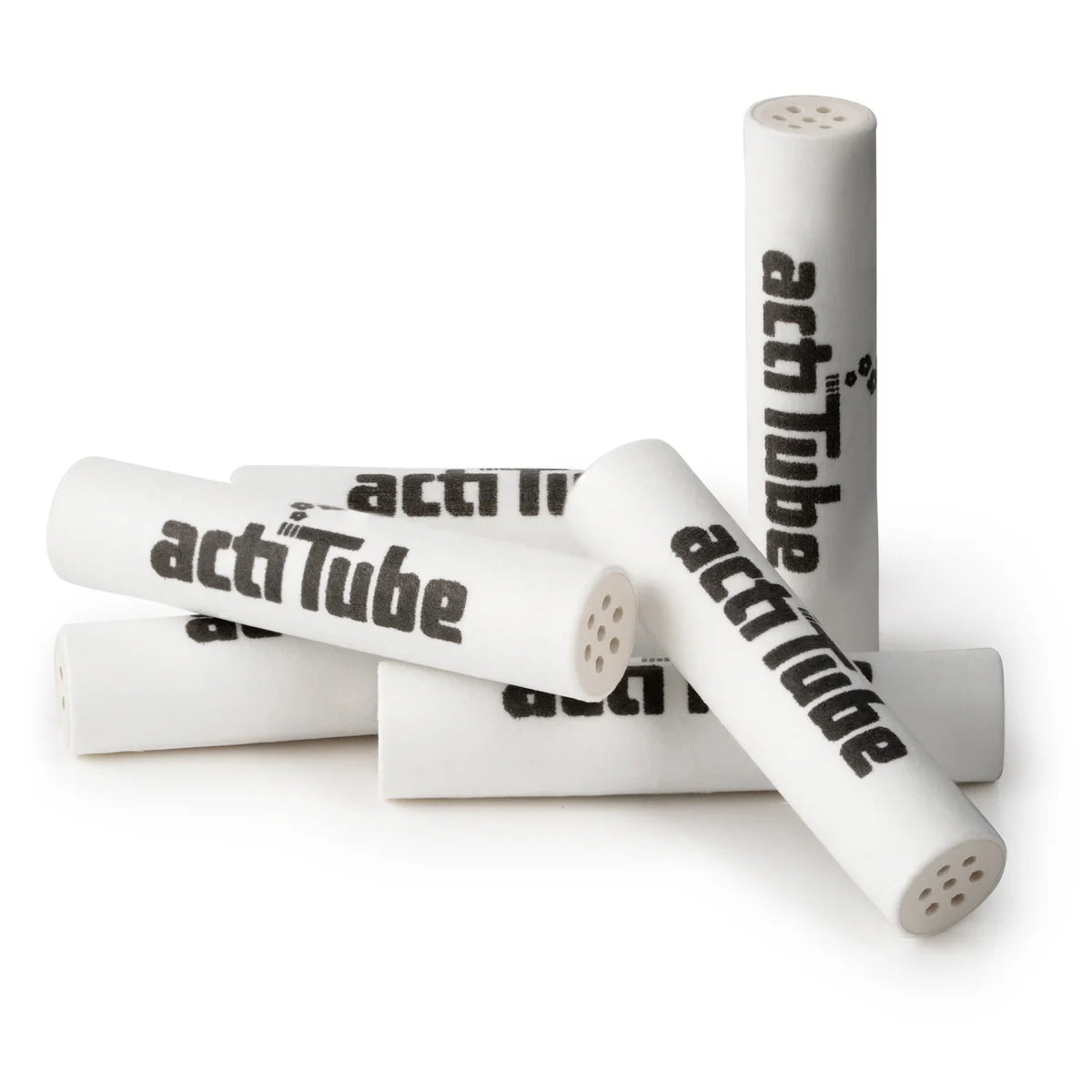 actiTube 8MM Activated Charcoal Regular Filters - 10 Tips