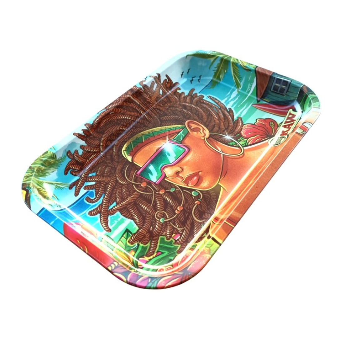 RAW BRAZIL ROLLING TRAY - SMALL TRAY - 3RD EDITION