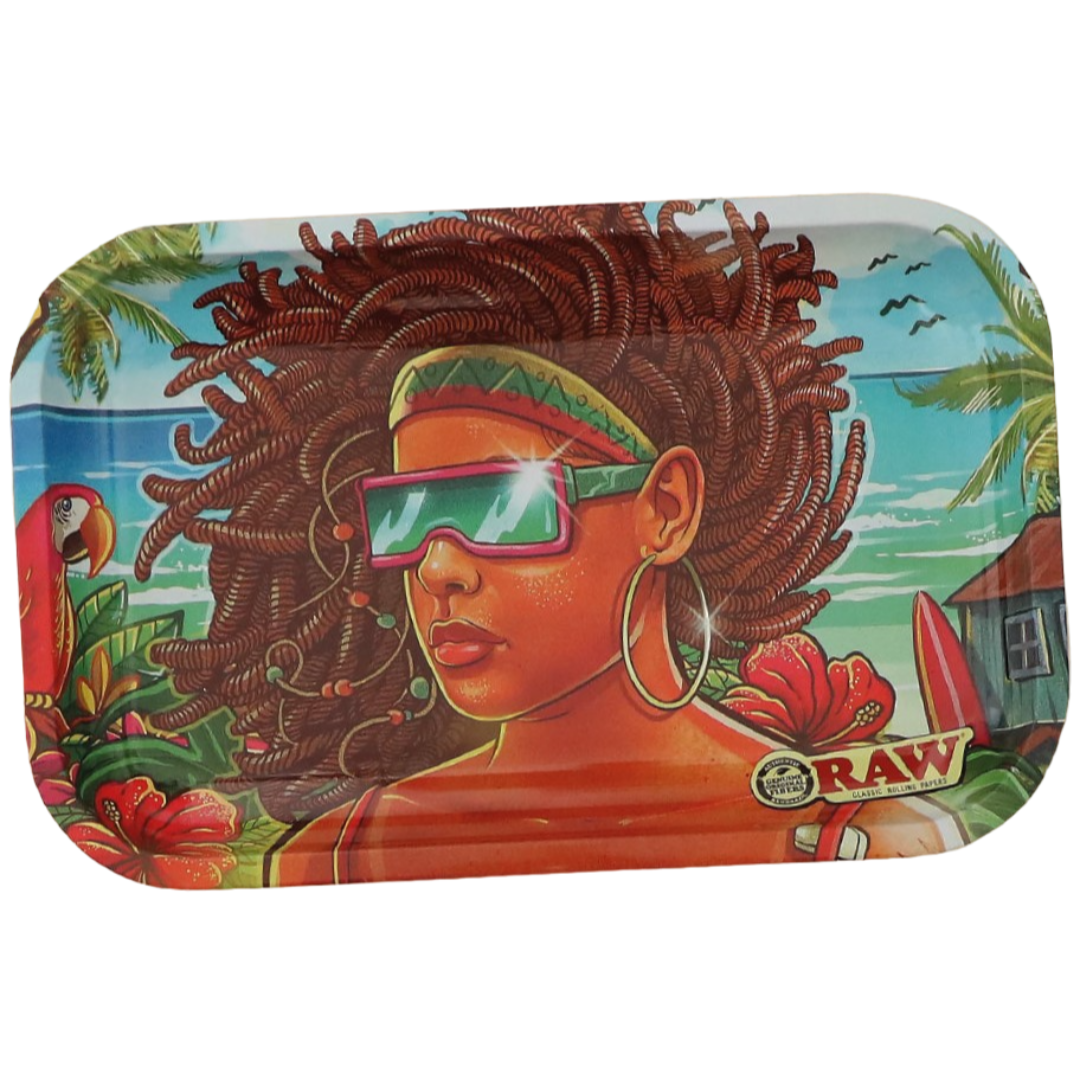 RAW BRAZIL ROLLING TRAY - SMALL TRAY - 3RD EDITION