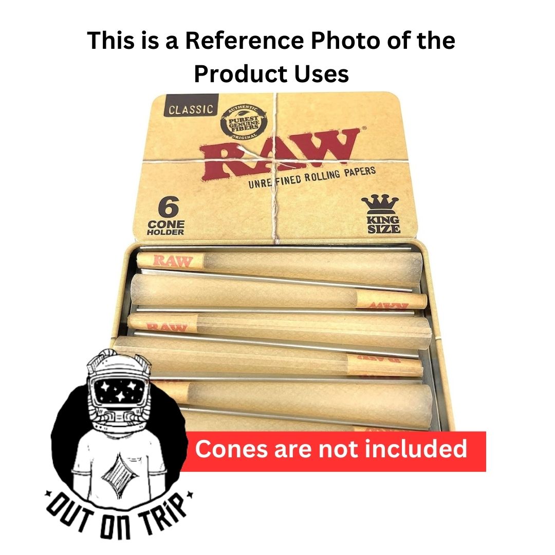 RAW Tin Case for 6 King Size Cones