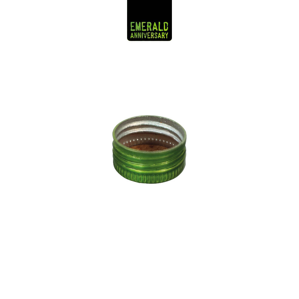 RAW ALUMINUM TUBE GREEN 20TH ANNIVERSARY 15mm x116mm