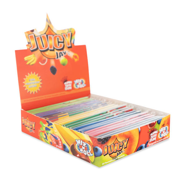 JUICY JAY KING SIZE MIX FLAVORS BOX (24 packs per box)
