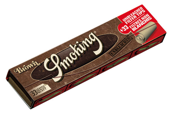 Buy Smoking Brown Unbleached Best Rolling Paper with Roaches