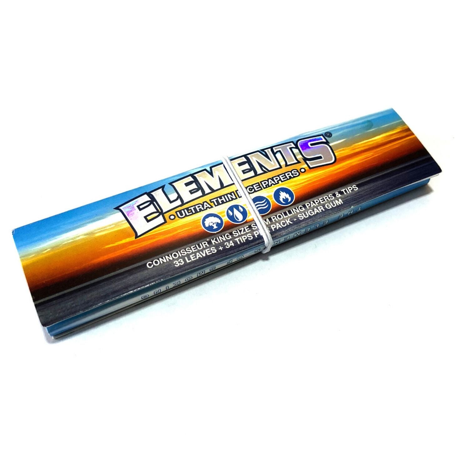 ELEMENTS CONNOISSEUR - King Size Rolling Papers with Tips