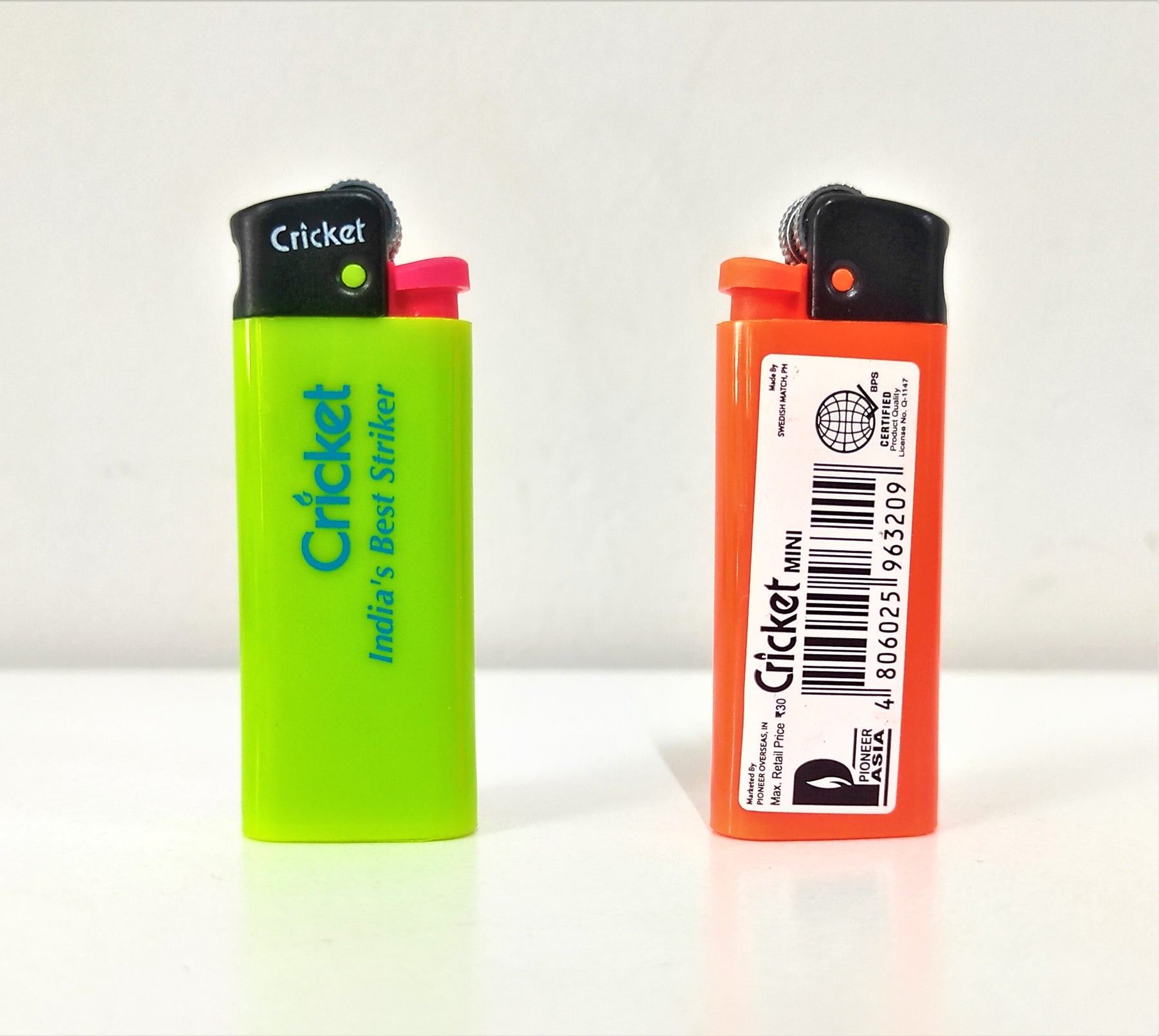 Cricket Disposable Lighters - Mixed Color Fluo (Mini)