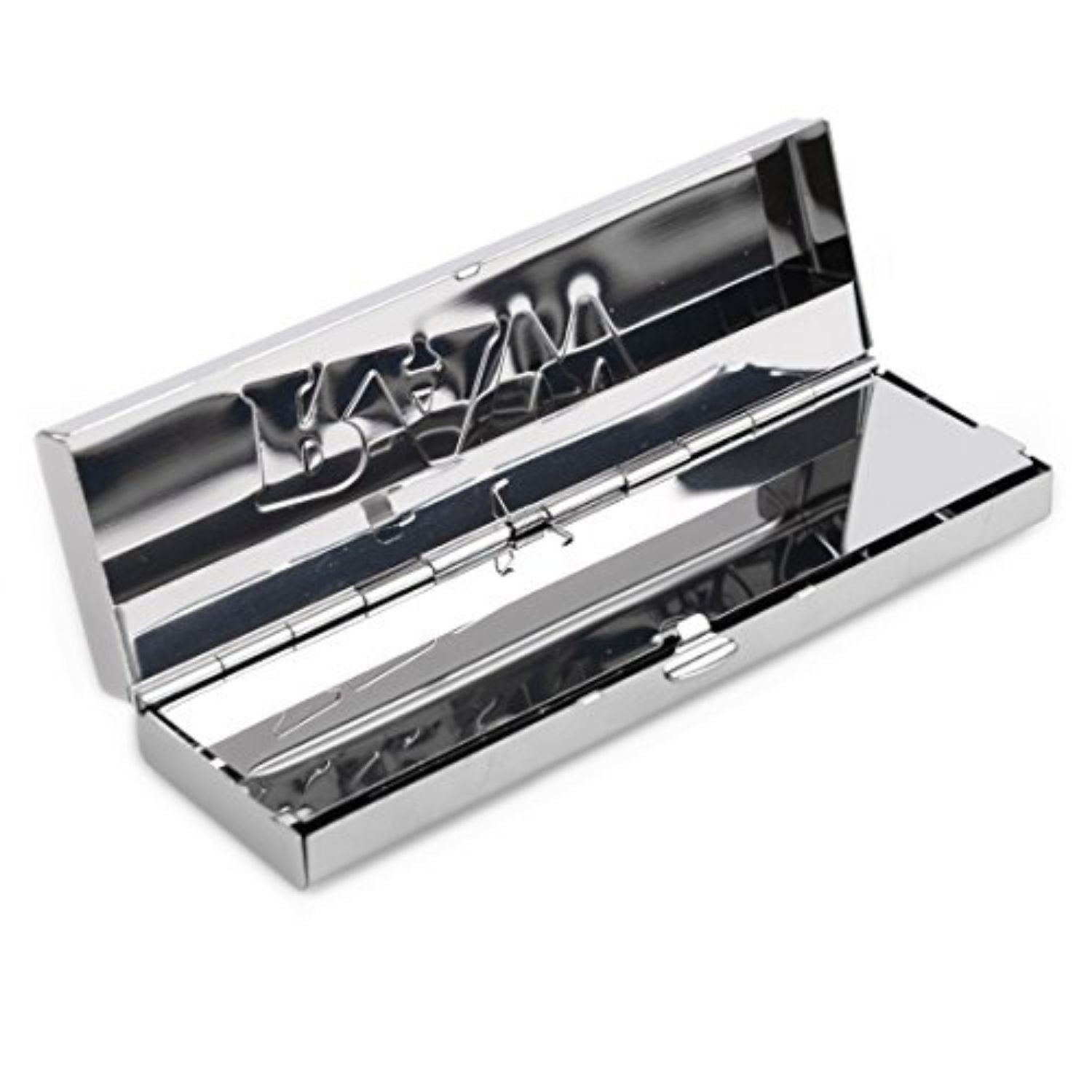 RAW Stainless Steel Paper and Tips Case - King Size Rolling Paper Container