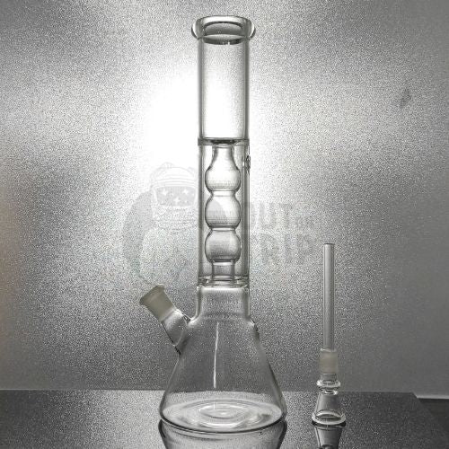 12 INCH CONICAL GLASS BONG WITH ICE-FREEZE