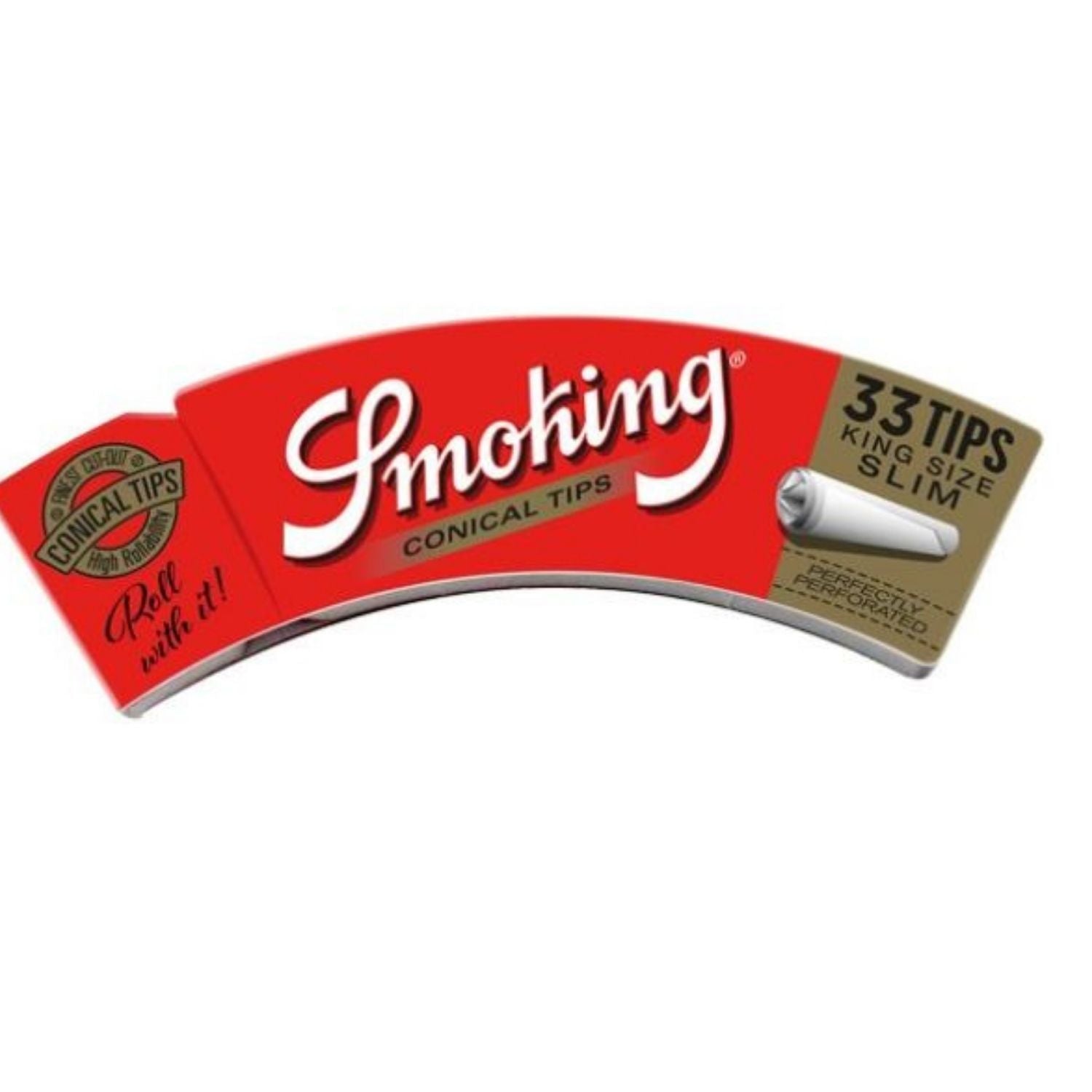 SMOKING Gold Conical Filter Tip - 33 Tips