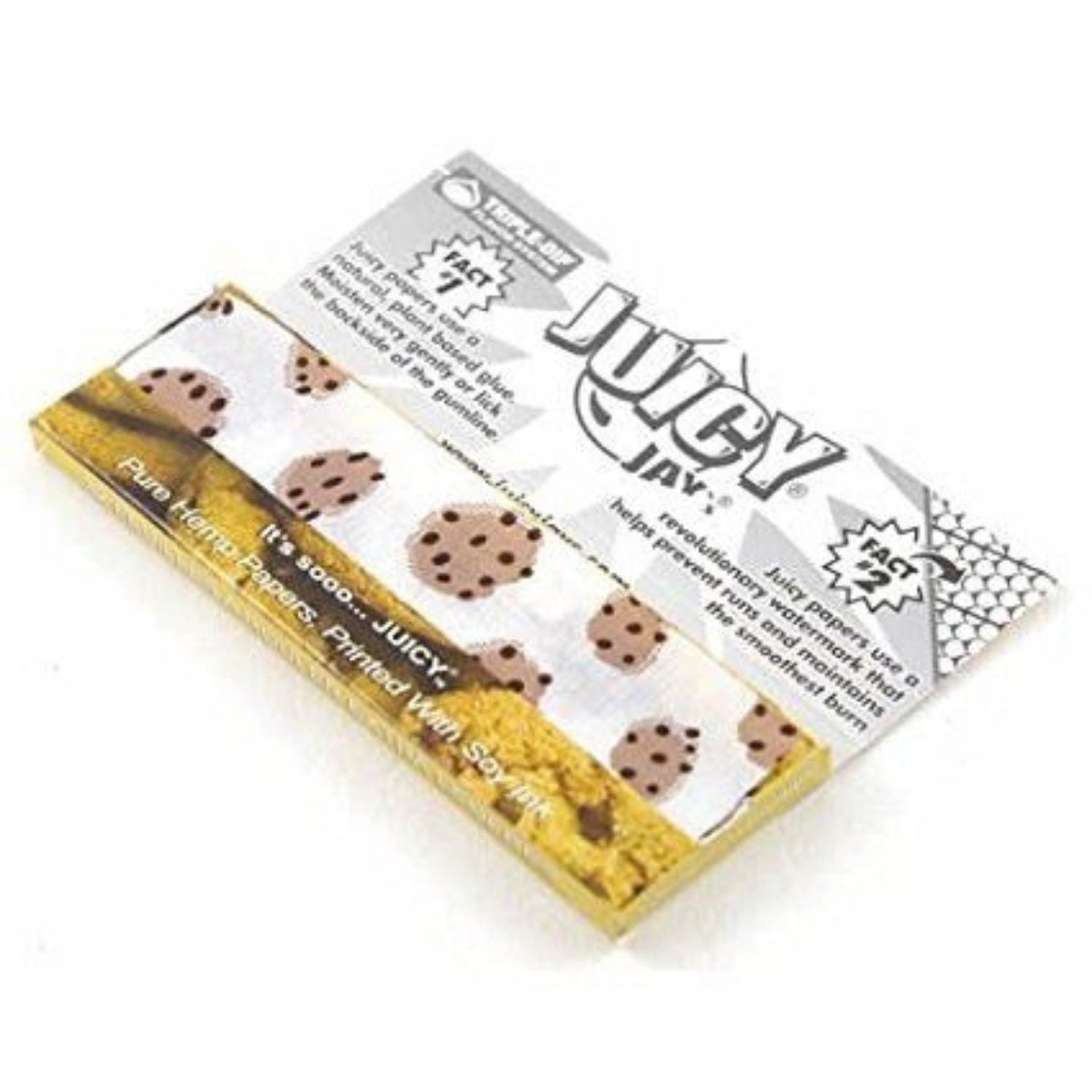 Juicy Jay Rolling Papers - Chocolate Chip Flavor - 1 1/4 Size