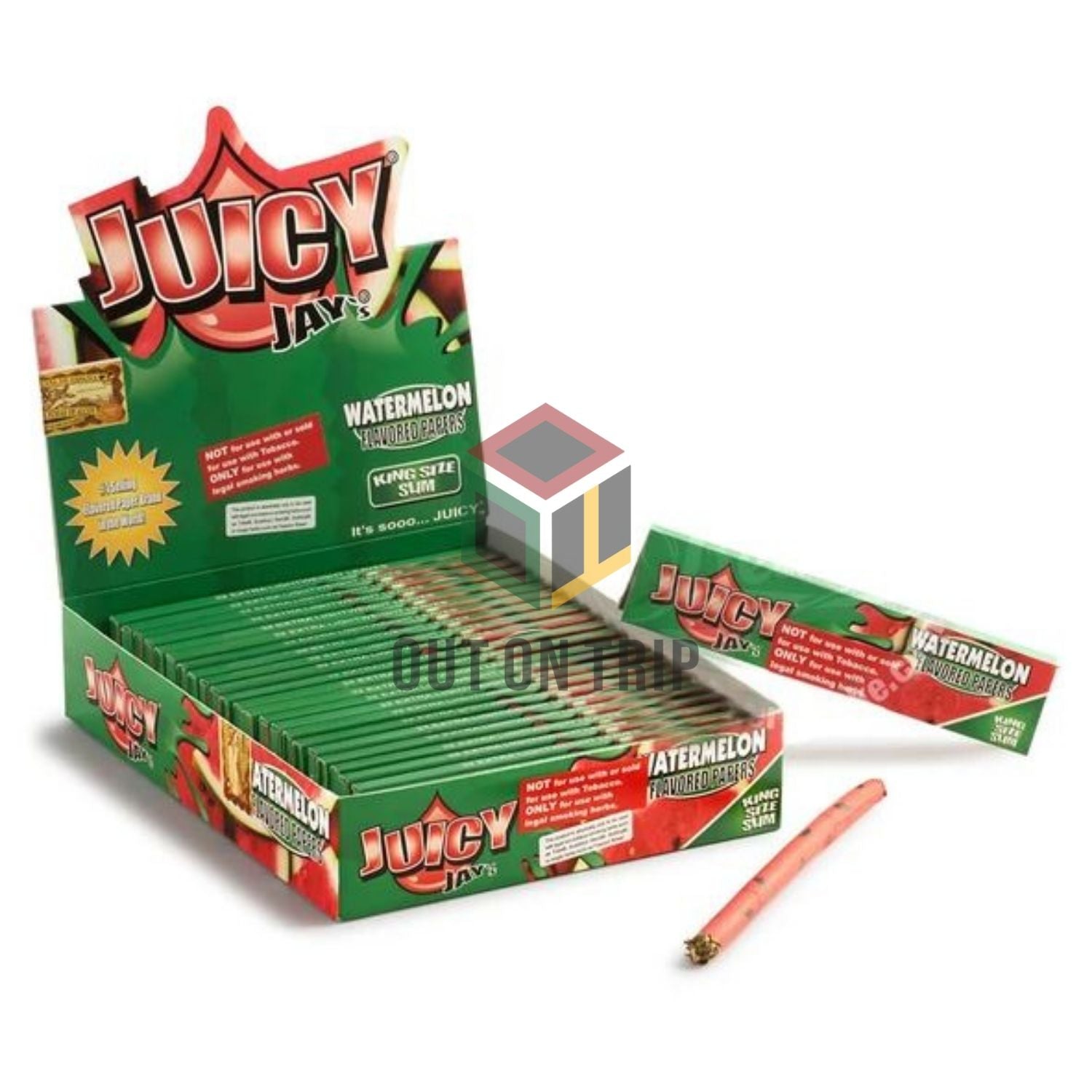 Juicy Jay Rolling Paper - Watermelon Flavor - KSS