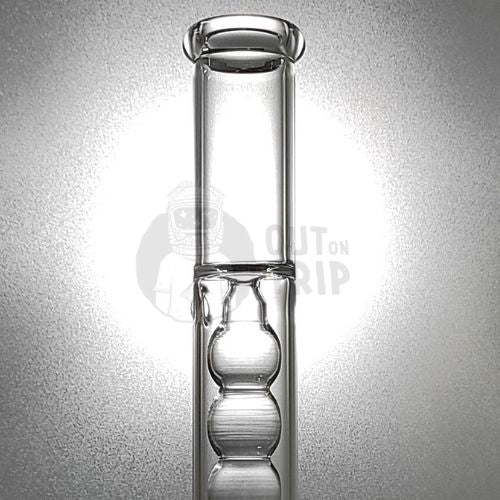 12 INCH STRAIGHT TUBE GLASS BONG WITH ICE-FREEZE