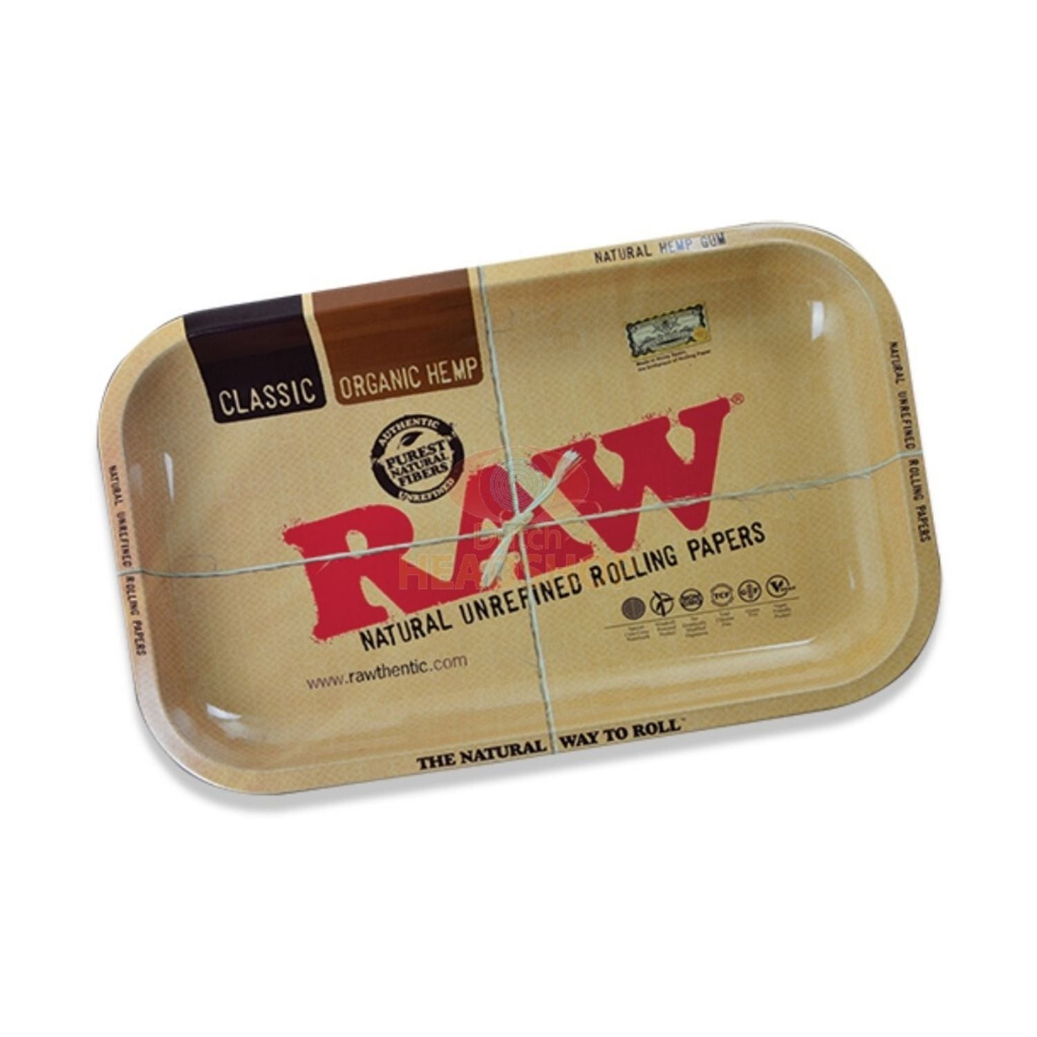 RAW Metal Rolling Tray with Magnetic Tray Cover - Small