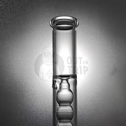 12 INCH GLASS BONG BULB WITH ICE-FREEZE