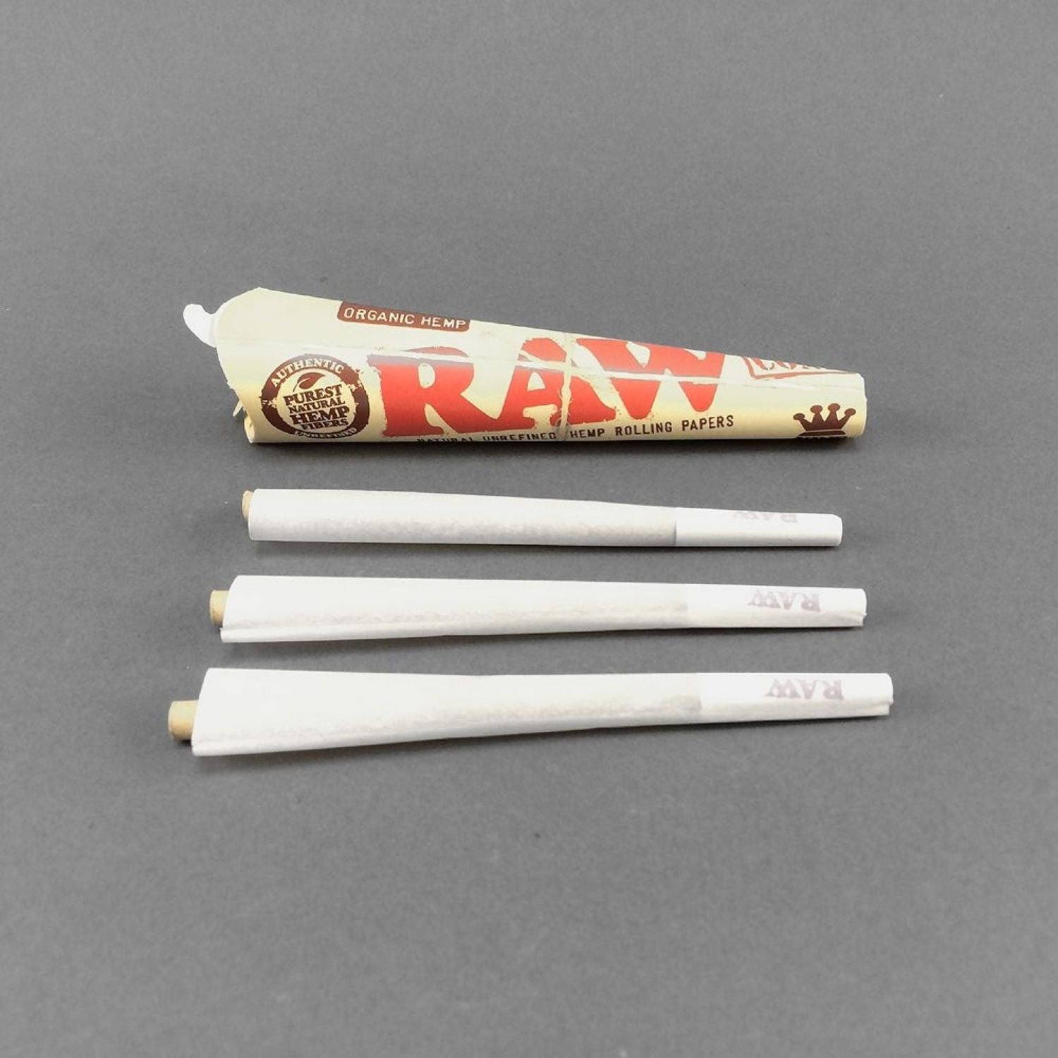 RAW Organic Prerolled Cones King Size -  3 Cones