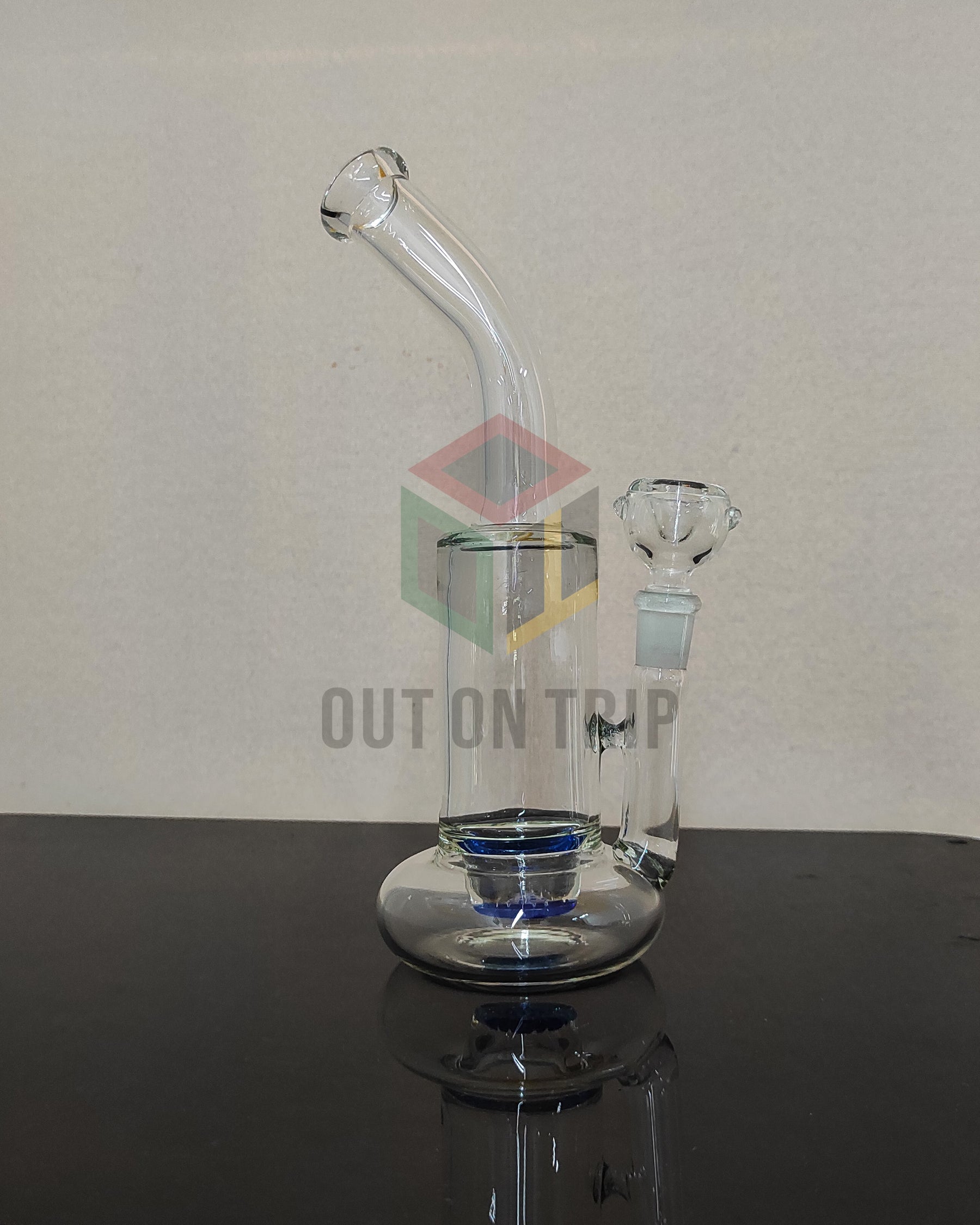 10 Inch Can  Assorted Colors Bong with Honeycomb Percolator