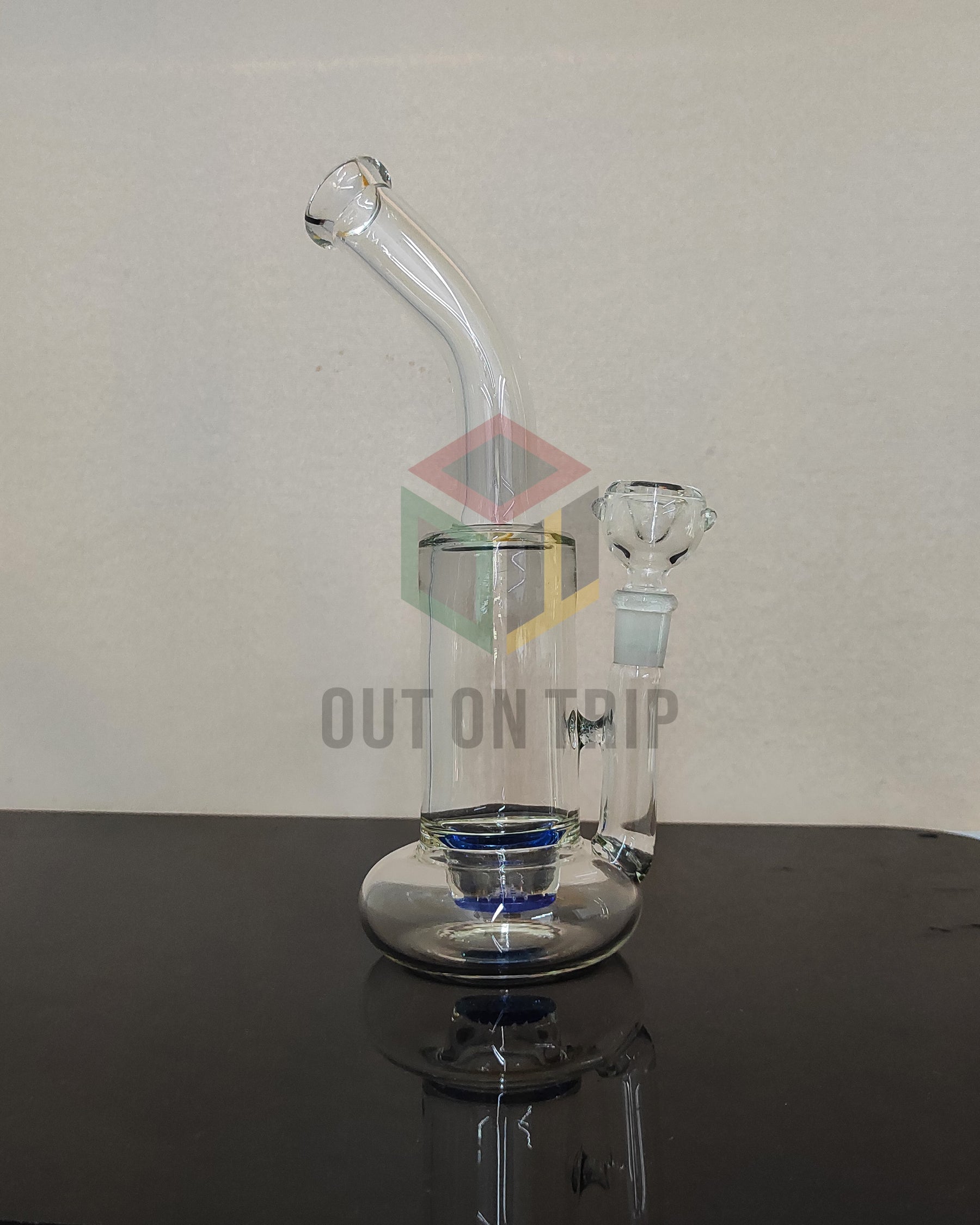 10 Inch Can  Assorted Colors Bong with Honeycomb Percolator