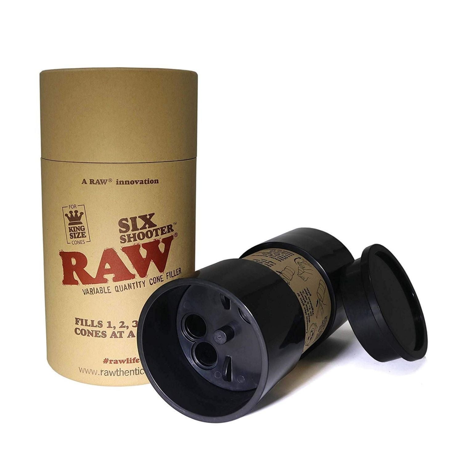 RAW Six Shooter - King Size Cone Filler