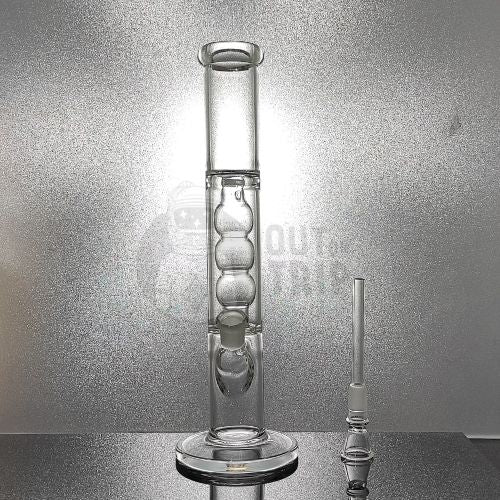 12 INCH STRAIGHT TUBE GLASS BONG WITH ICE-FREEZE