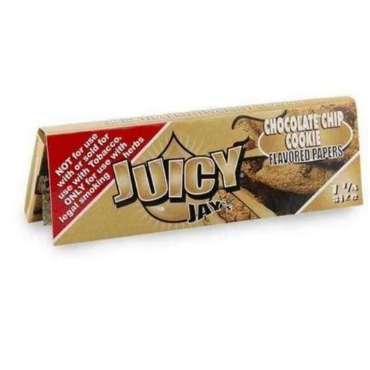 Juicy Jay Rolling Papers - Chocolate Chip Flavor - 1 1/4 Size