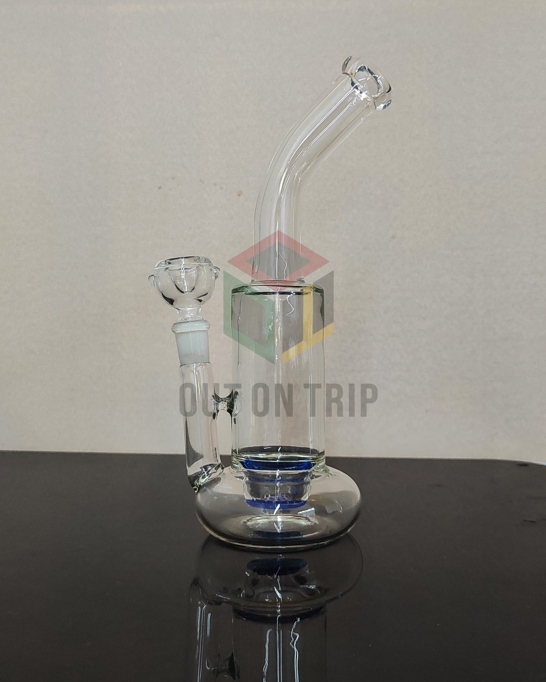 10 Inch Can  Assorted Colors Bong with Honeycomb Percolator