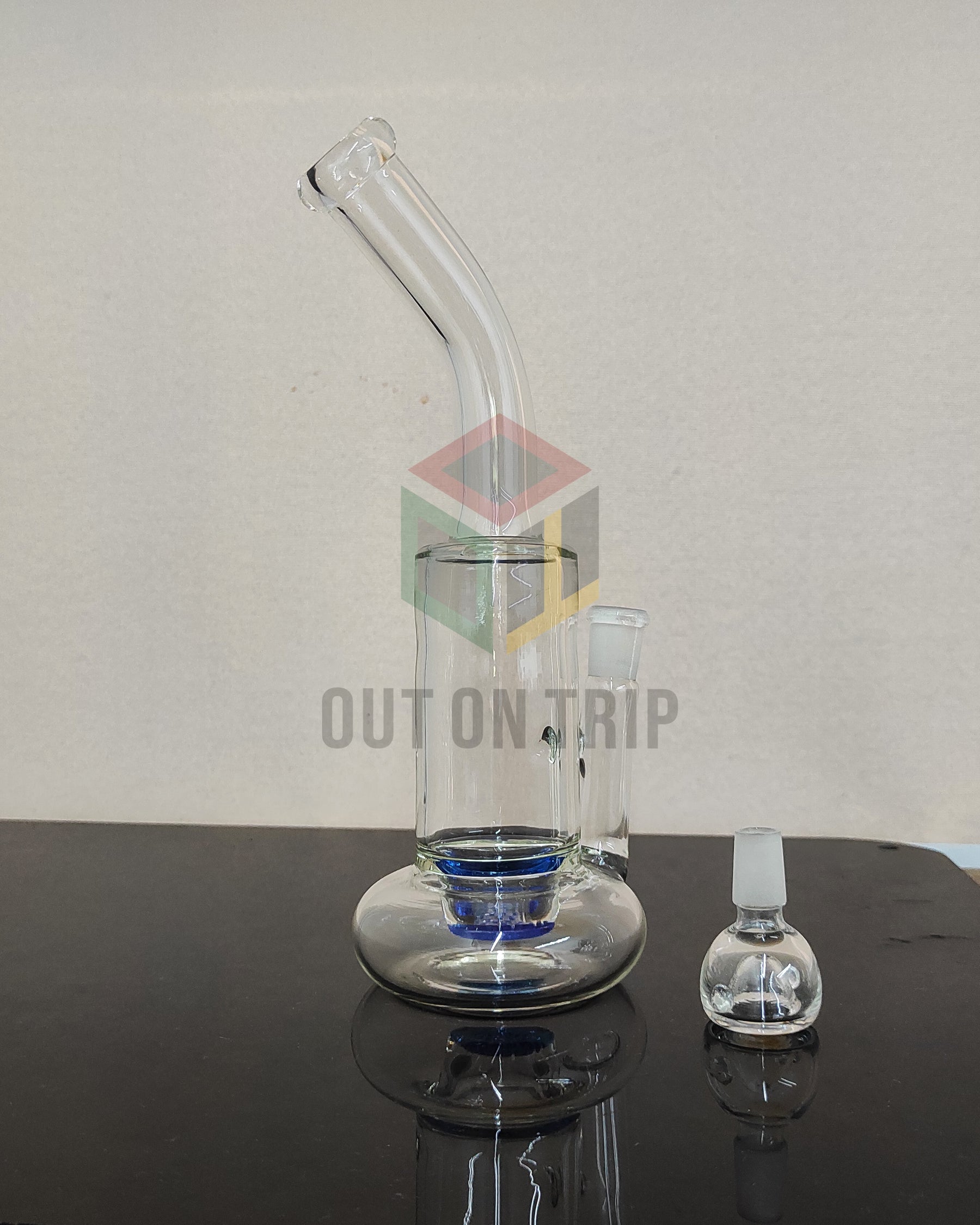 10 Inch Can Assorted Colors Bong with Honeycomb Percolator