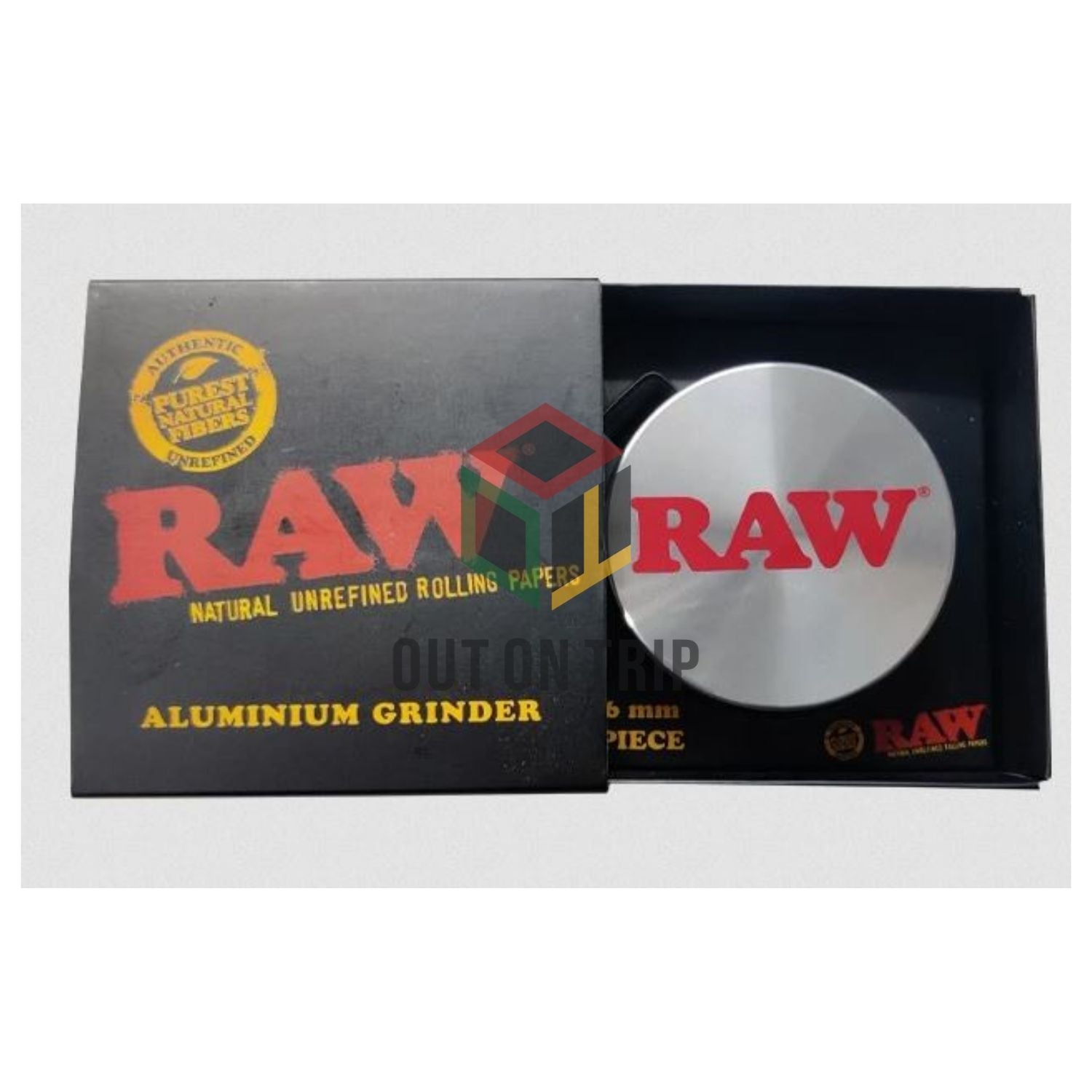 RAW Classic Aluminium Large Herb Crusher - 56MM