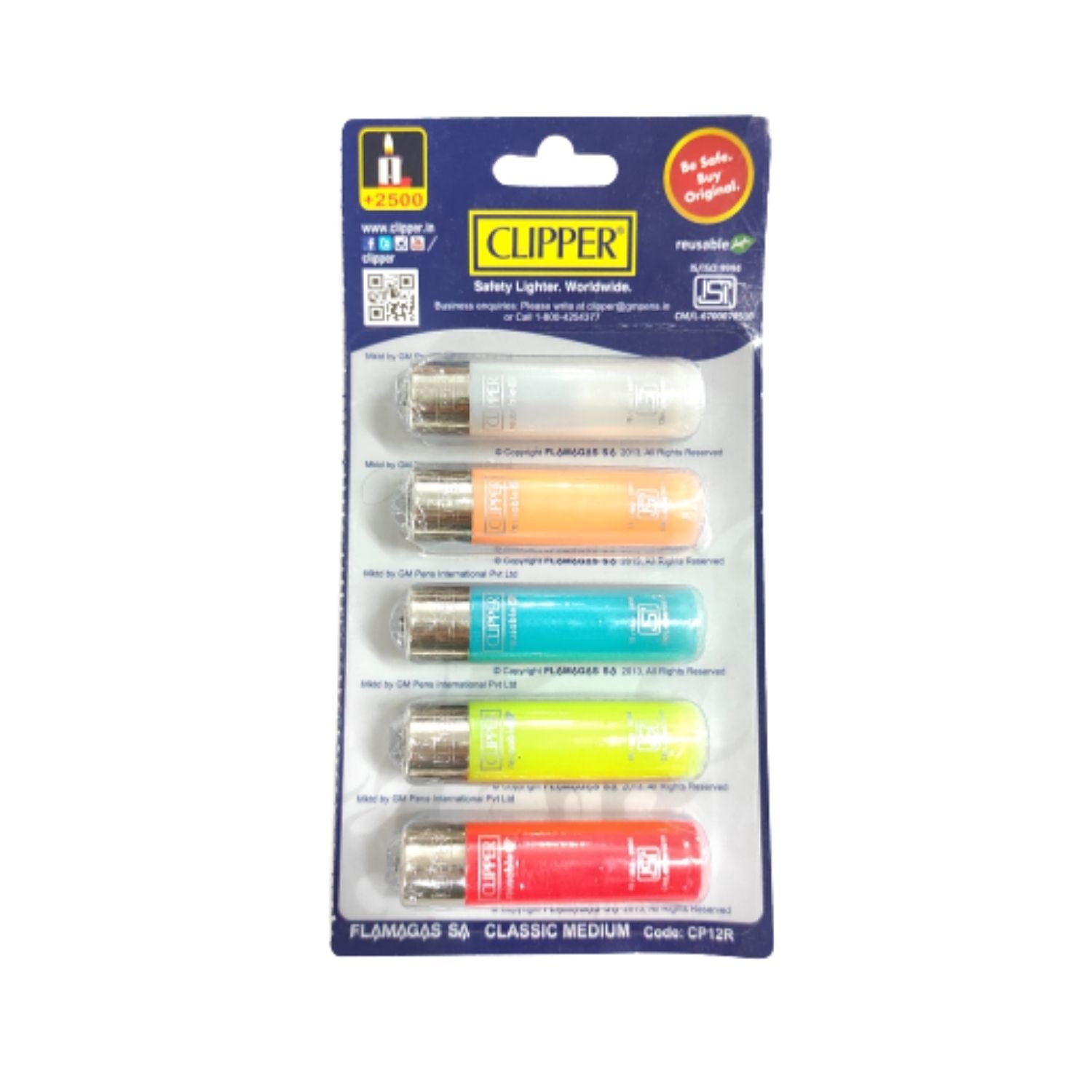 Clipper Lighters - Colored Assorted Pack