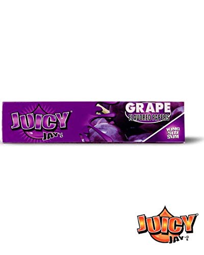 Juicy Jay Rolling Papers - Grape Flavor - KSS