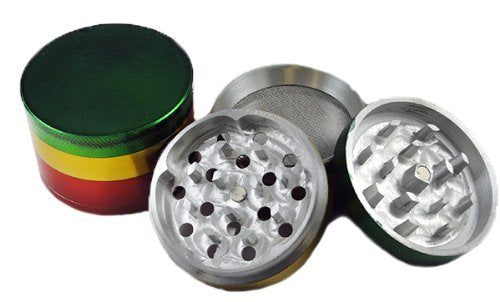 Raasta Metallic Herb Crusher/Grinder with Filter (50 mm) - Outontrip