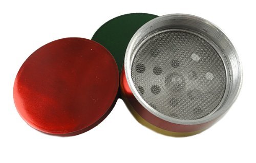 Raasta Metallic Herb Crusher/Grinder with Filter (50 mm) - Outontrip