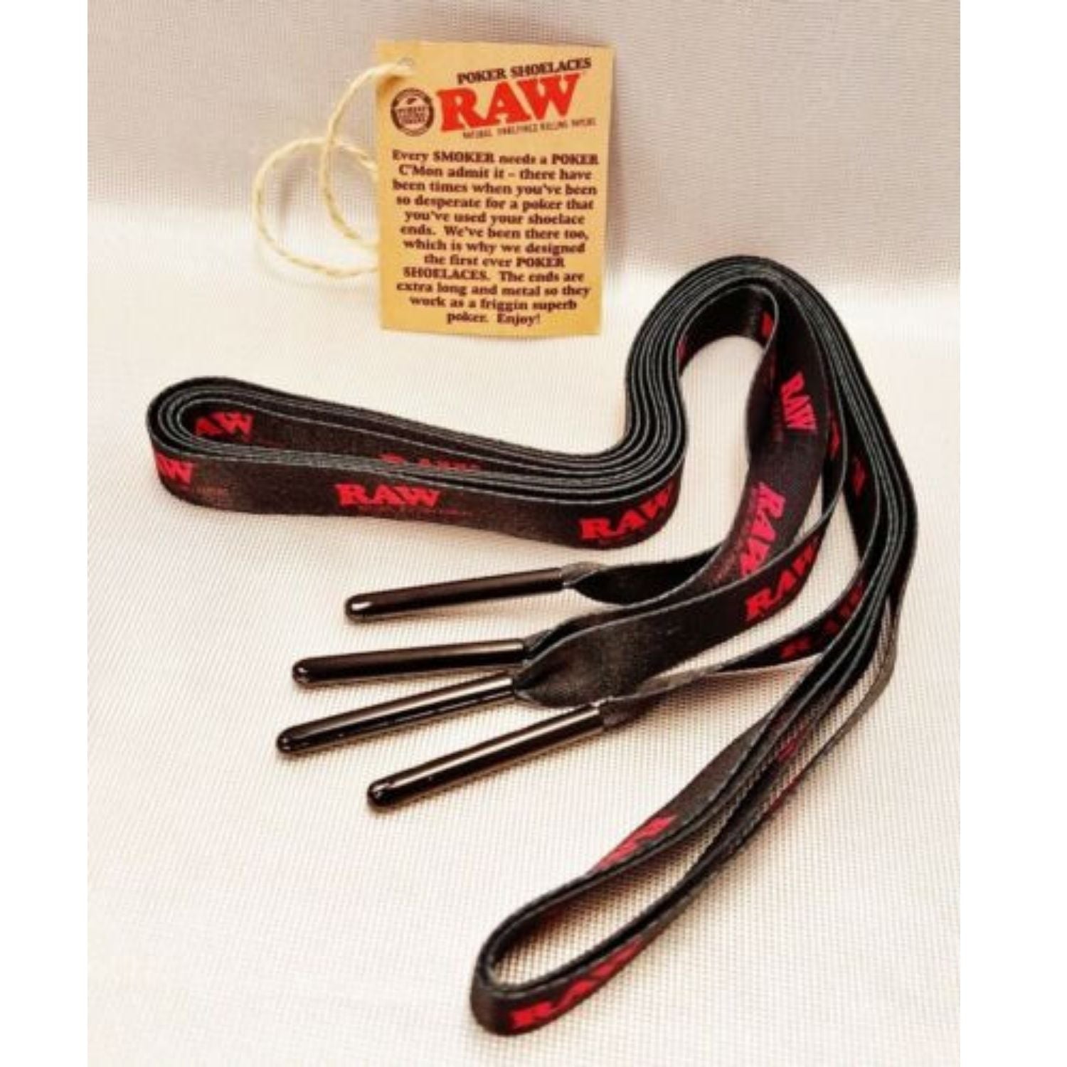 RAW Poker Shoelaces