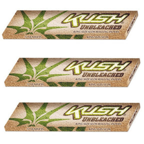 KUSH Unbleached Rolling Paper - King Size Slim