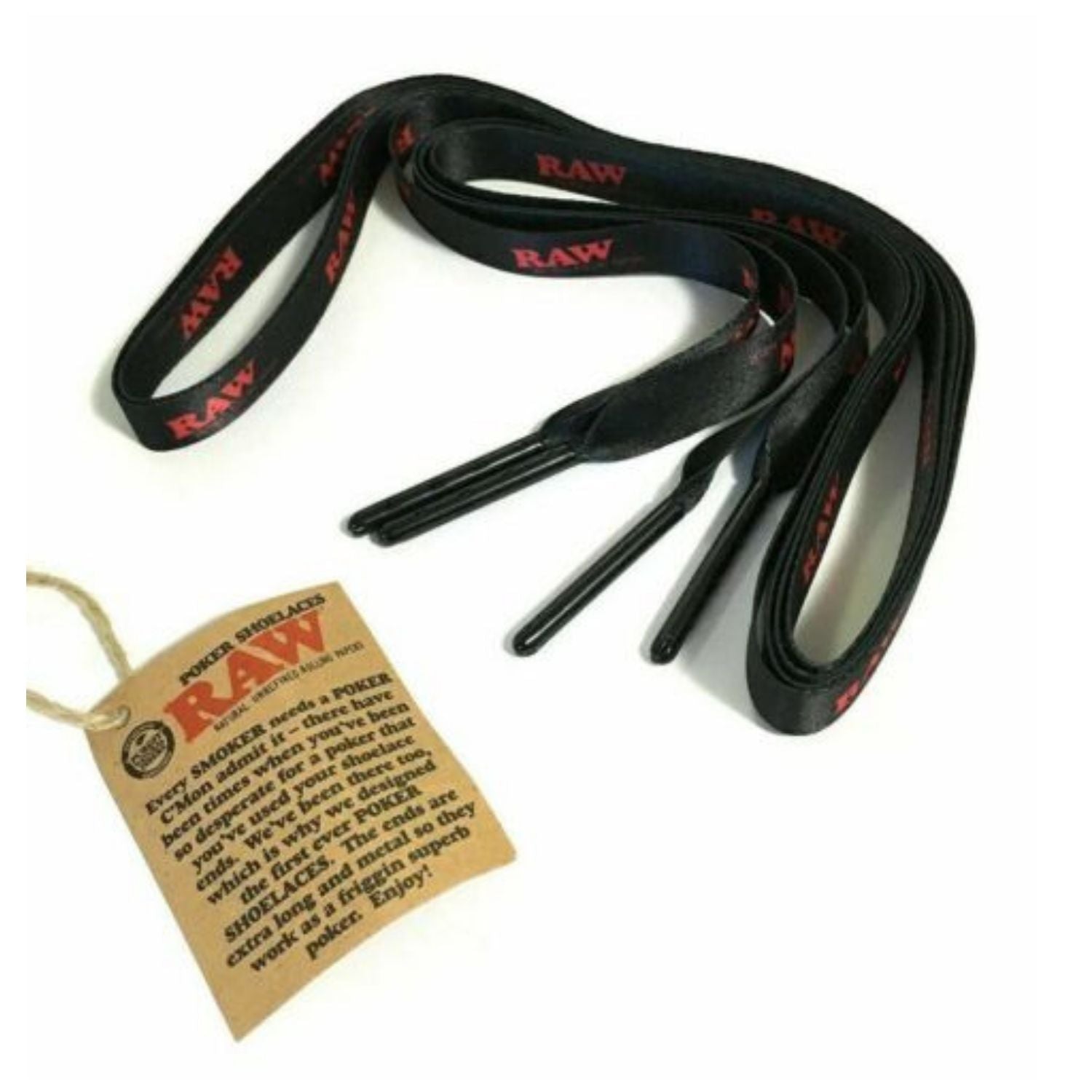 RAW Poker Shoelaces