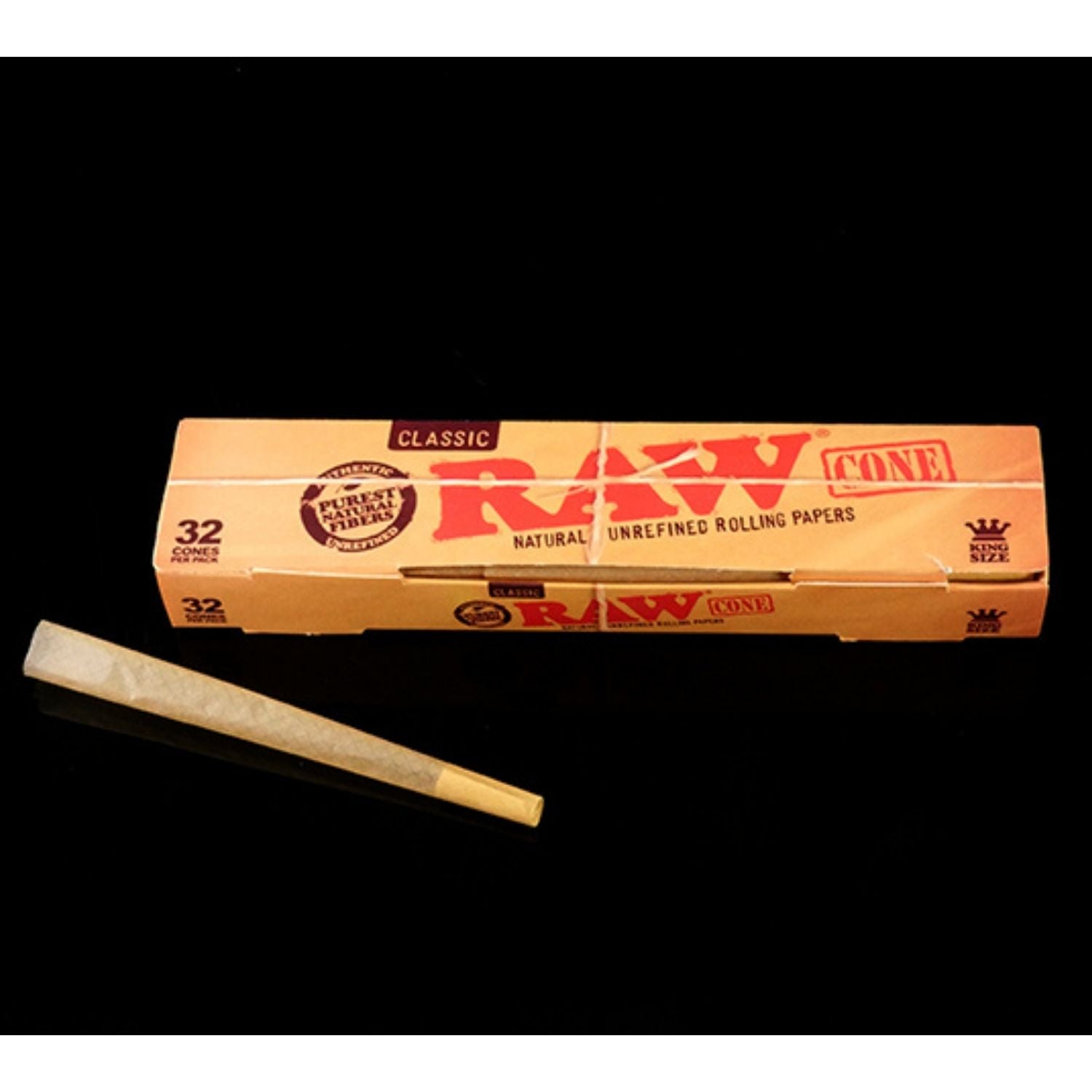RAW Classic Prerolled Cones King Size - 32 Cones