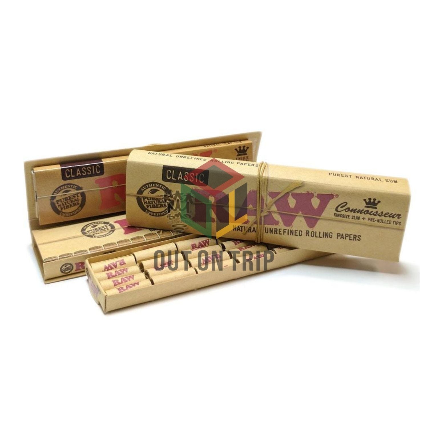 RAW Classic Connoisseur - King Size Rolling Papers with Pre-Rolled Tips