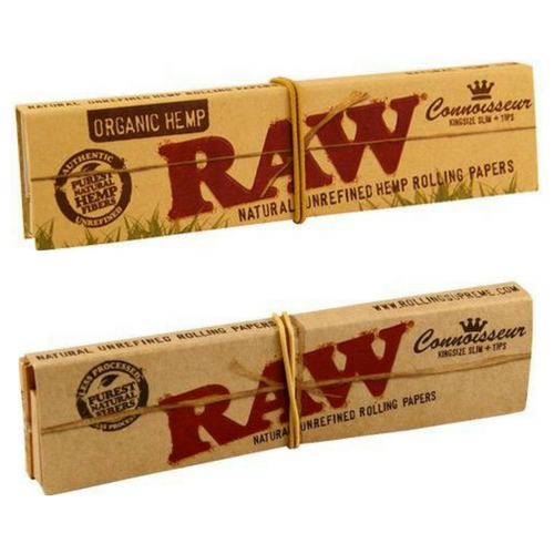 RAW CONNOISSEURS Rolling Papers with Tips - Outontrip