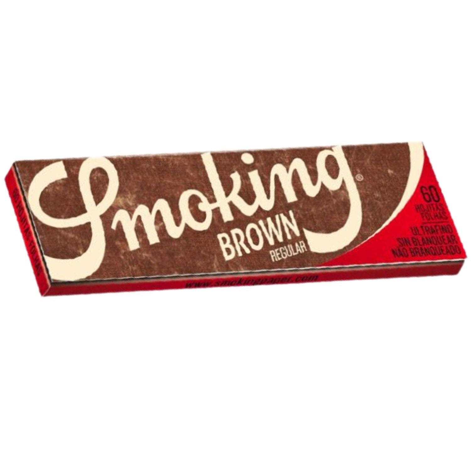 SMOKING Brown Ultra Fine Regular Size - 60 Leaves