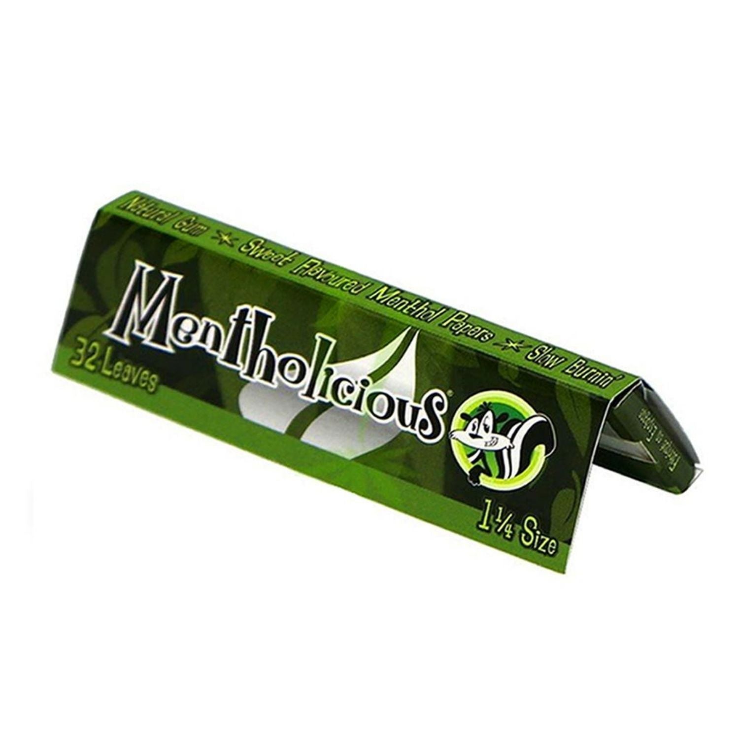 Skunk Organic Mentholi Rolling Paper 1 1/4 Size