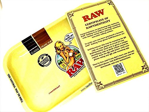 RAW GIRL METAL ROLLING TRAY SMALL - Outontrip