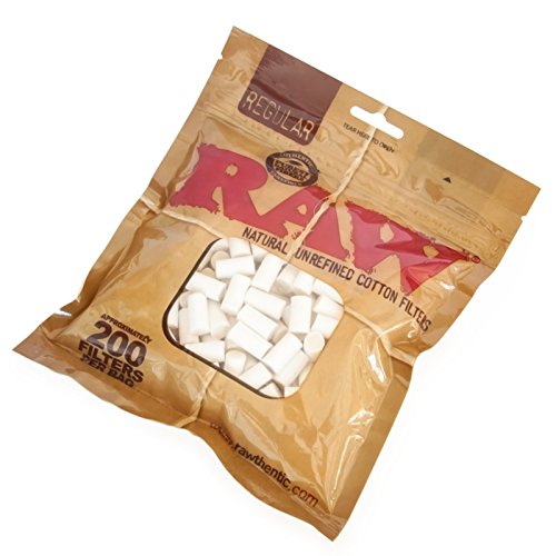 RAW COTTON FILTER TIP PACKET (200 FILTER TIPS) - Outontrip