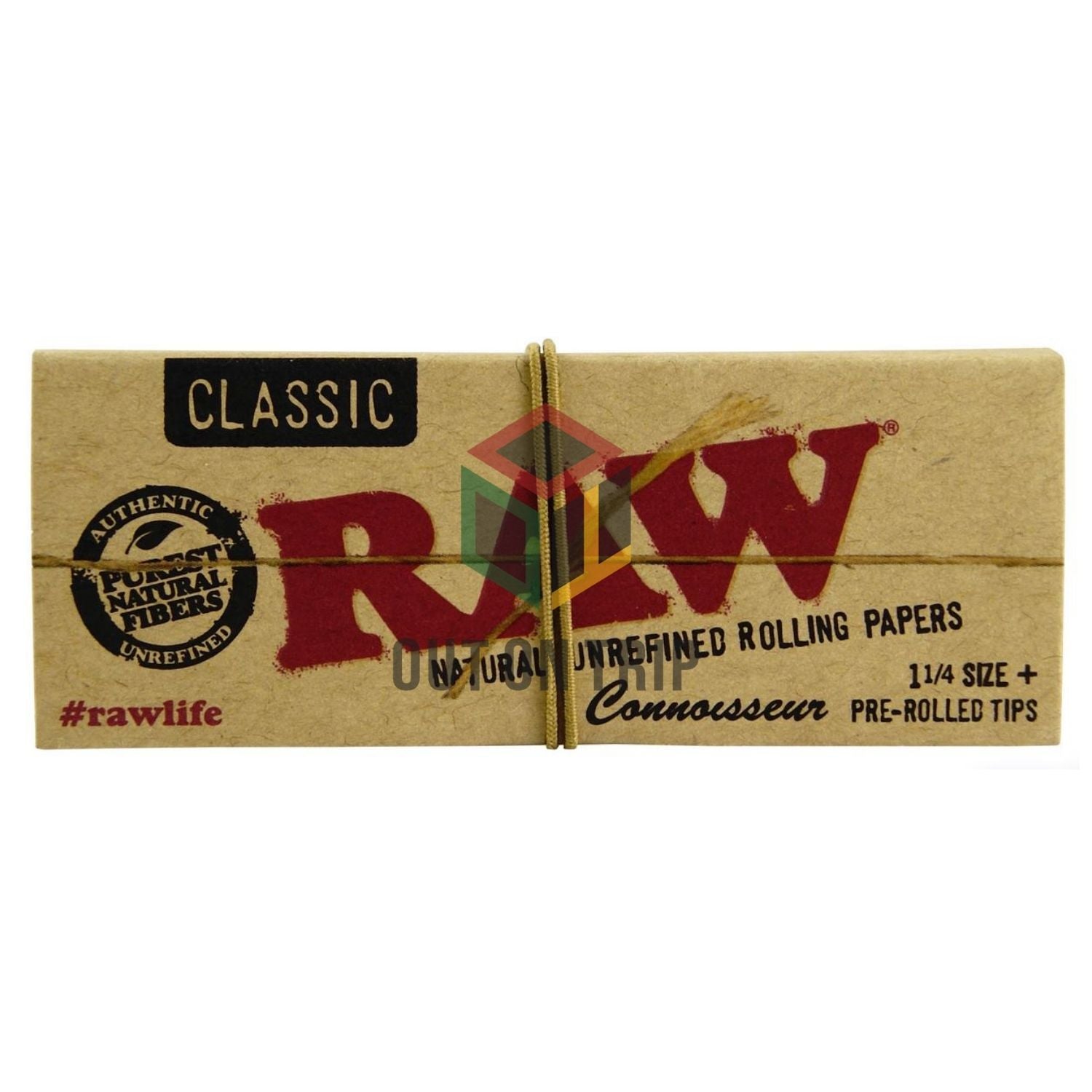 RAW Classic Connoisseur - 1 1/4 Rolling Papers with Pre-Rolled Tips