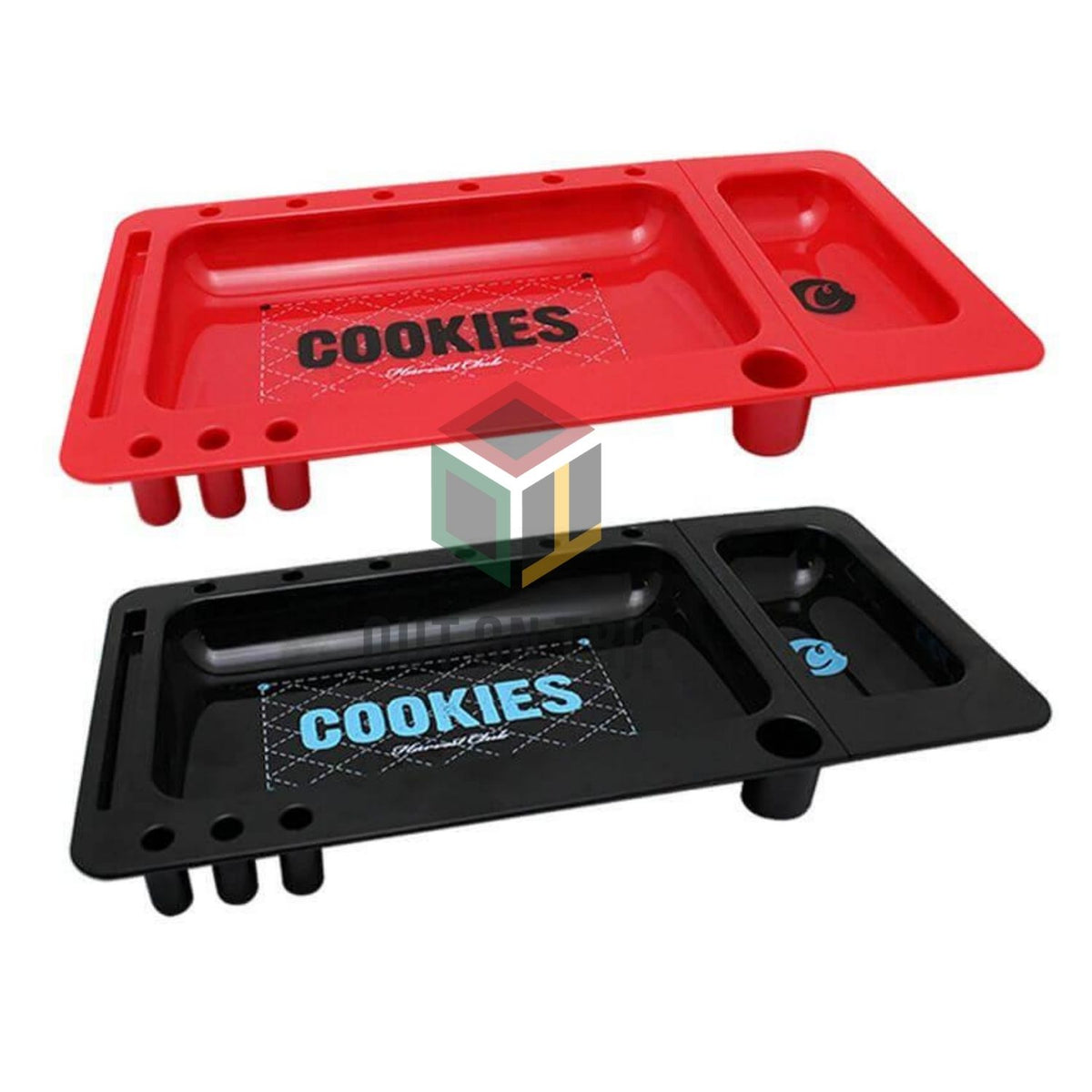 COOKIES ROLLING TRAY - RED/BLACK