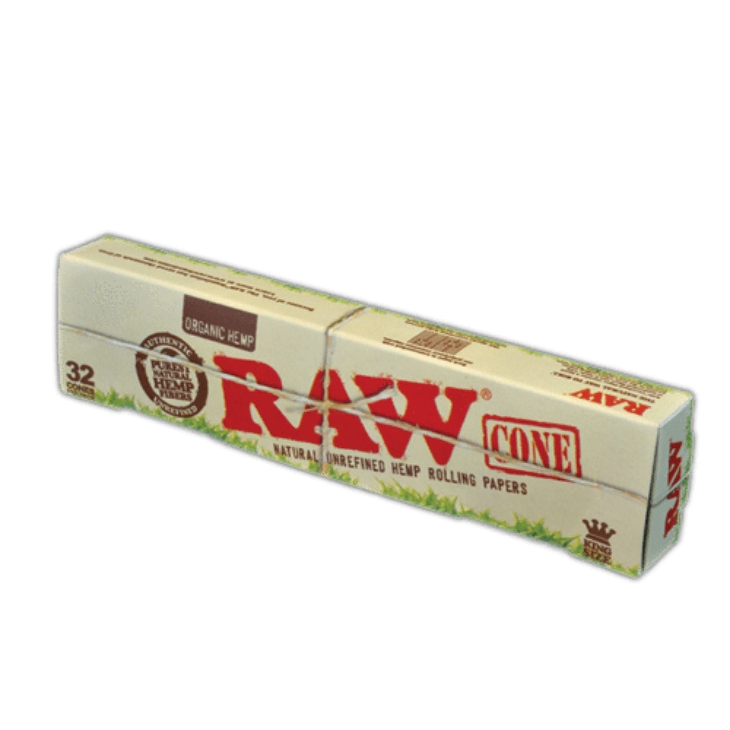 RAW Organic Prerolled Cones King Size - 32 Cones