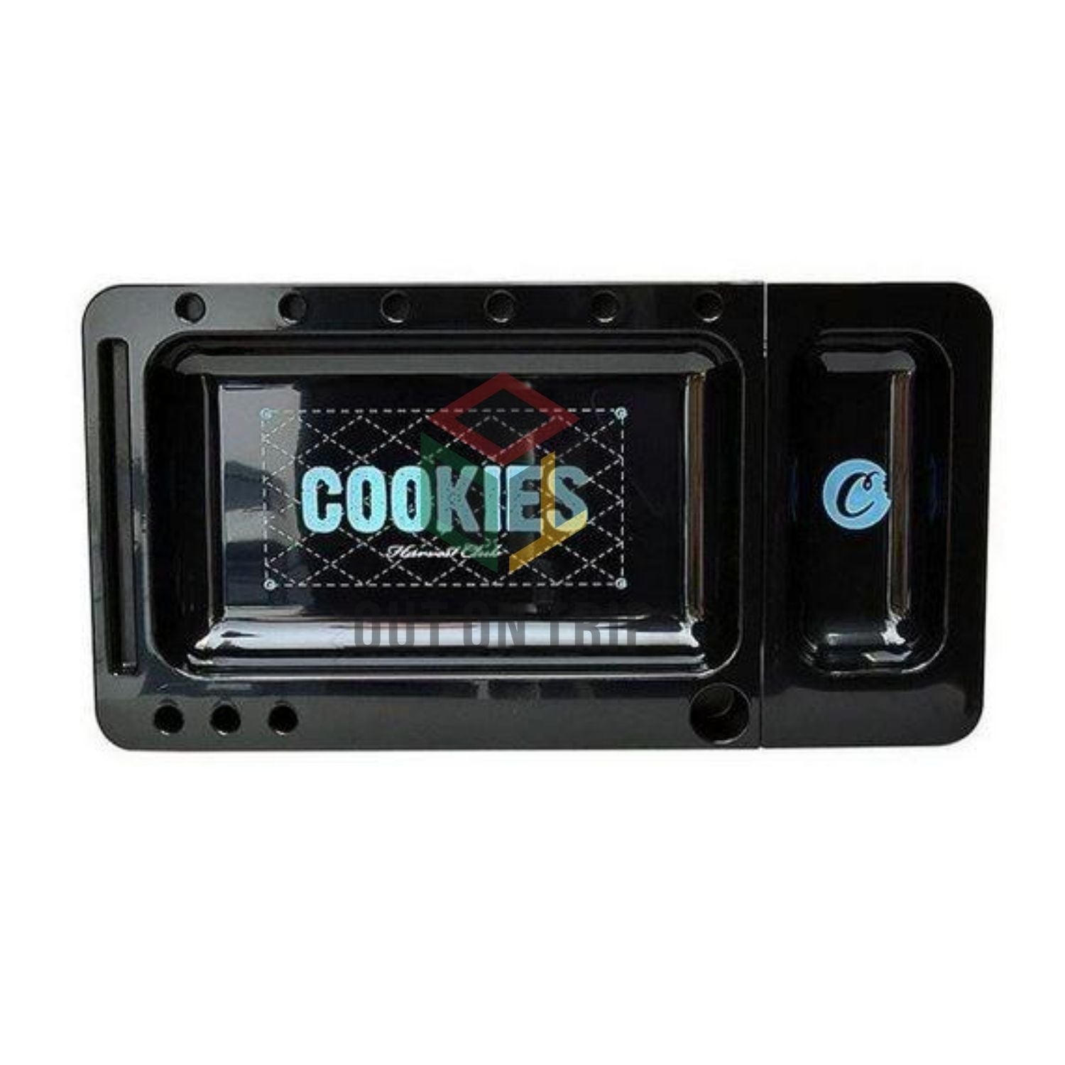 COOKIES ROLLING TRAY - RED/BLACK