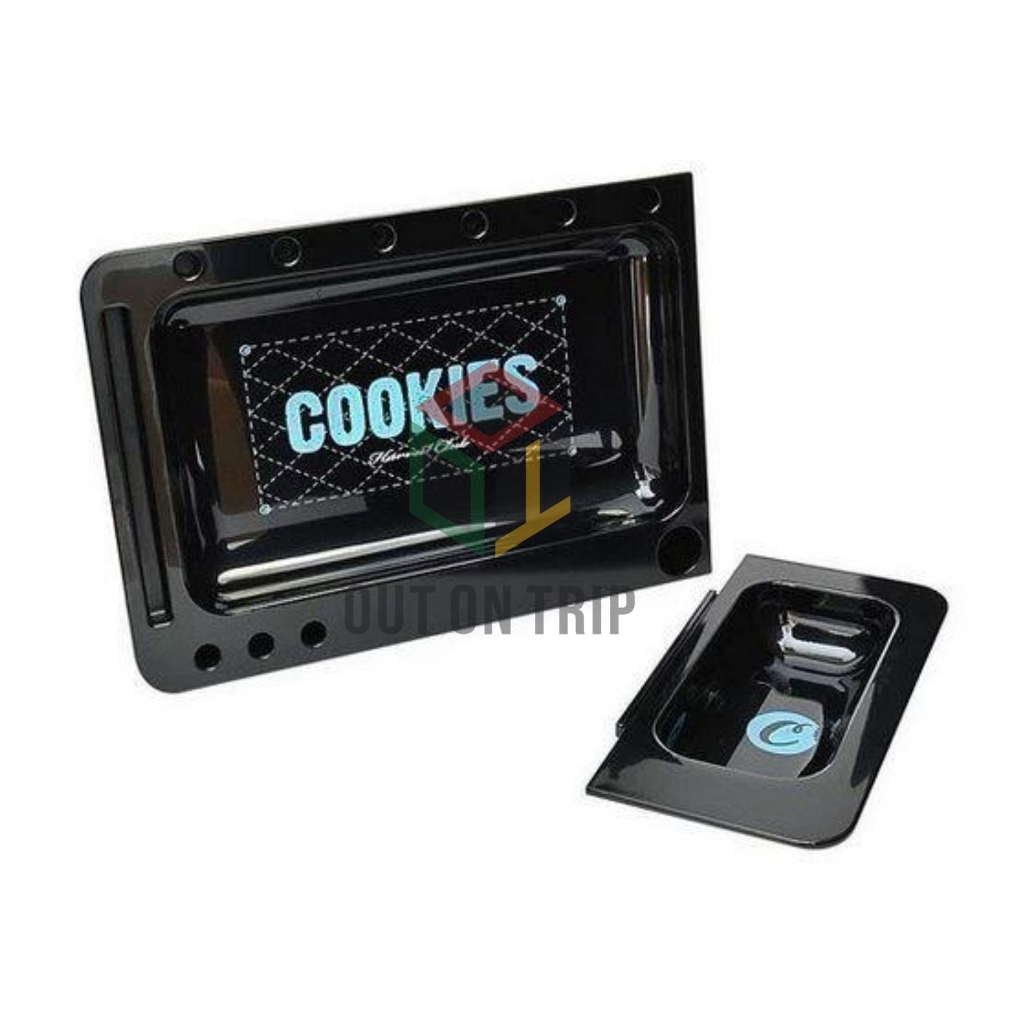 COOKIES ROLLING TRAY - RED/BLACK