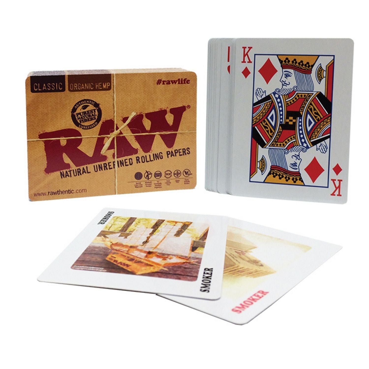 RAW Playing Cards - Brown