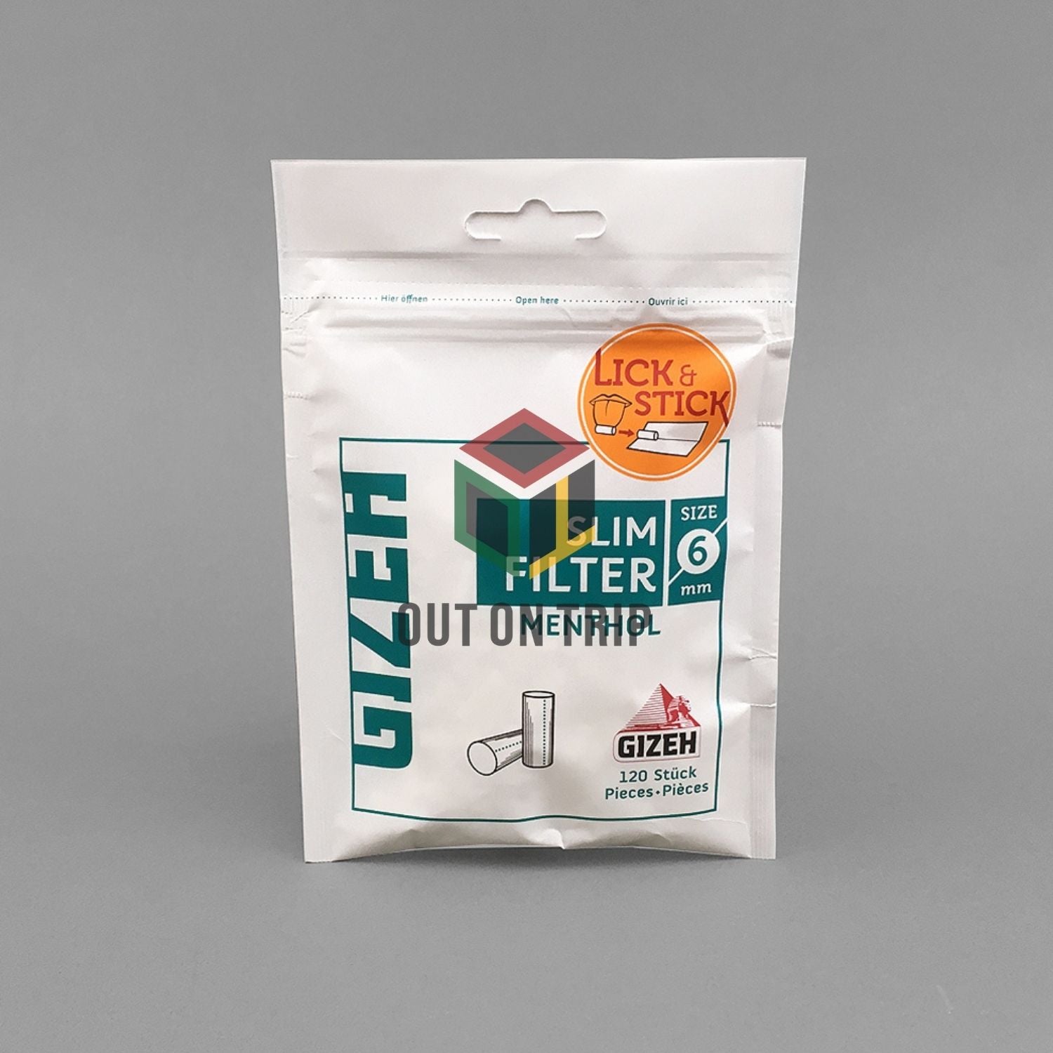 Gizeh Menthol Slim Filter 6mm - 120 Tips